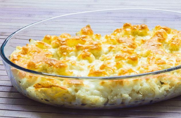 low carb cauliflower mac and cheese