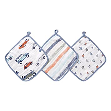 Baby Washcloths Set Aden + Anais (3 Pack)