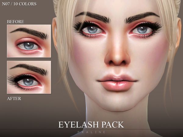 Eyelash Pack N07 4 eyelashes cc