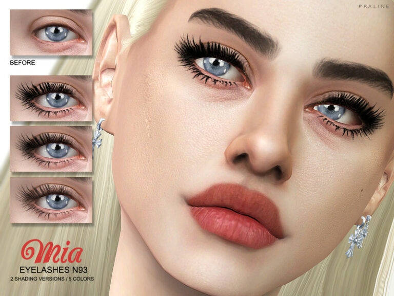 Try These Sims 4 Eyelashes CC For Free Bee Healthy