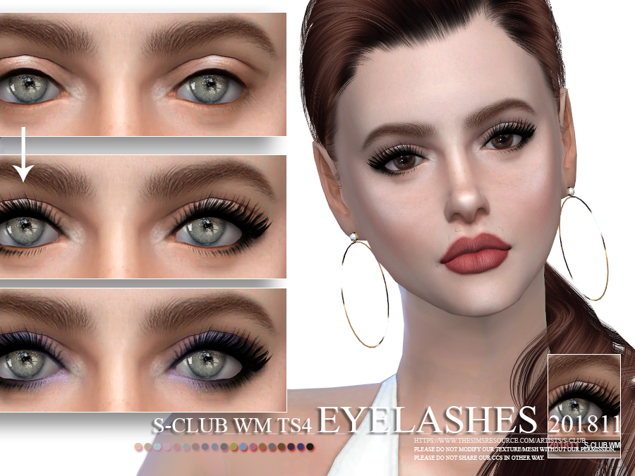 vixella sims 4 cc eyelashes