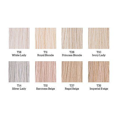 Wella Color Charm chart Silver Toners