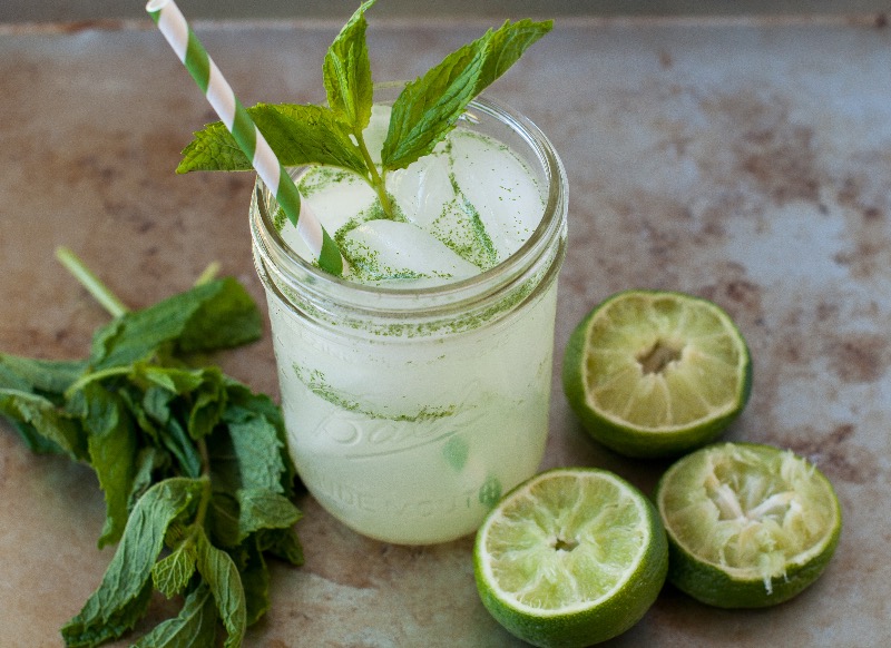 Minty Lime Frozen Mojito