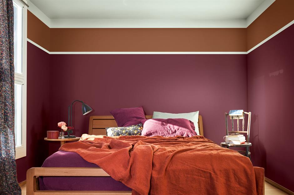 Purple Colour and brown Colour