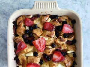 Double-Berry French Toast Casserole