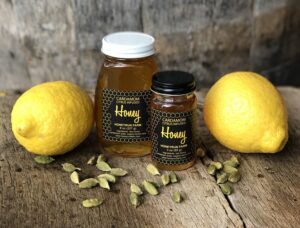 Lemon-Cardamom Infused Honey Yogurt Topping