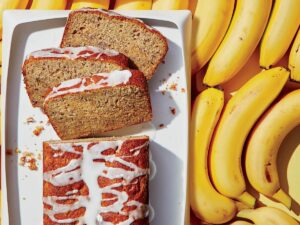 Miso Banana Bread with Yuzu Glaze