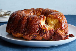 Monkey Bread with Buttered-Rum Syrup