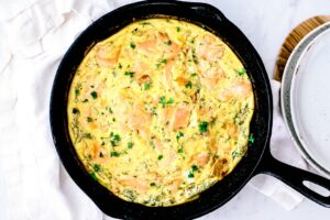 Smoked Salmon Frittata