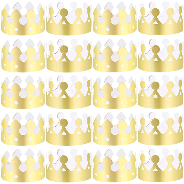 Gold Paper Crowns