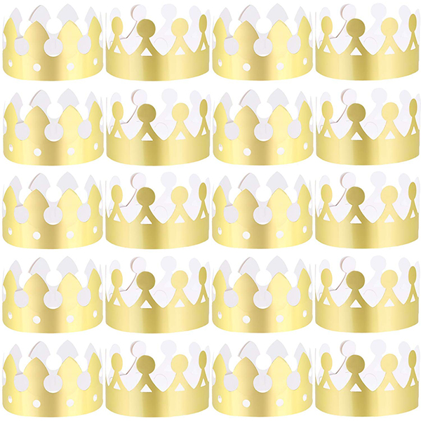 Gold Paper Crowns