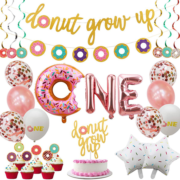 Donut First Birthday Party Supplies
