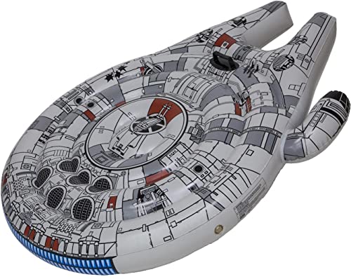 SwimWays Star Wars Millennium Falcon Ride-On Float with Star Wars design