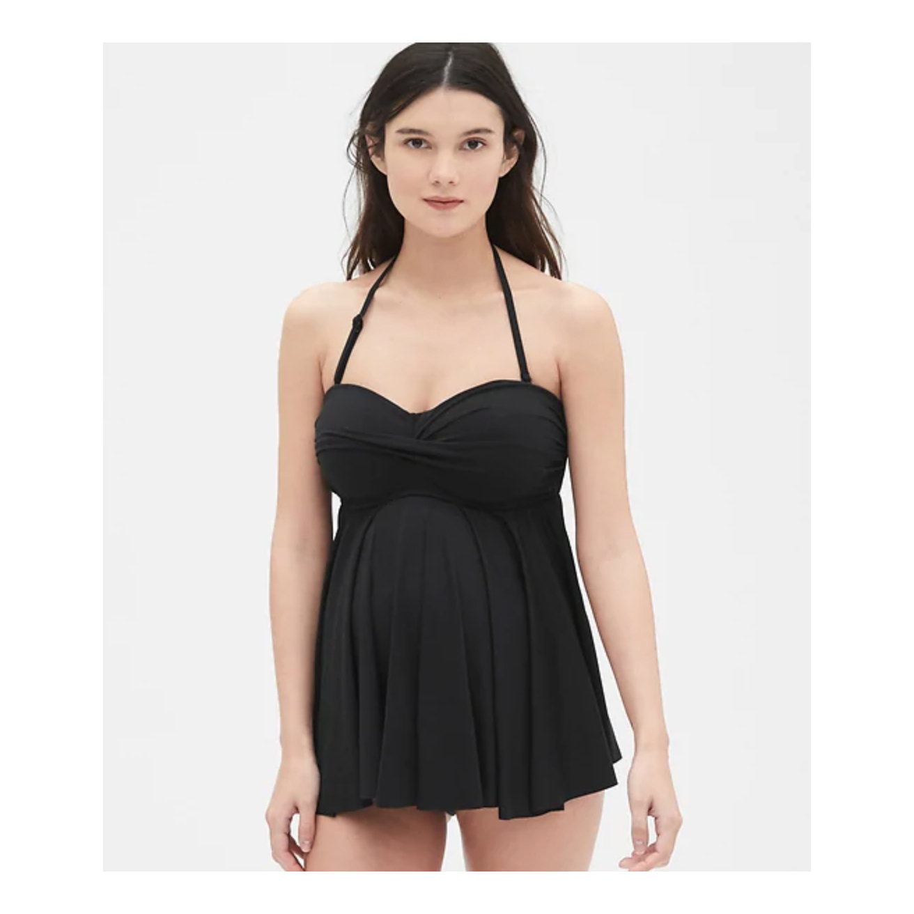 Maternity Drawstring Swim Top