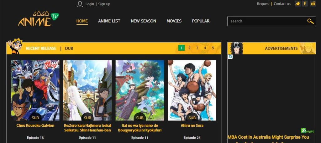 GOGOAnime - Best Anime Sites